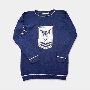 ADRIENNE VITTADINI Sport Size M Blue White Vintage Pre-Owned